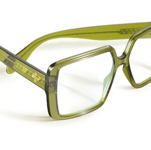 Non Prescription Blue Light Blocking Glasses Eyewear Olive Frame